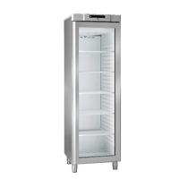 G+ COMPACT GR400 GSR L1 4W1WW Stainless Glass Door Refrigerator